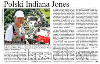Classic Travel - News - Polski Indiana Jones
